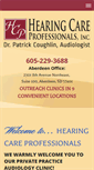 Mobile Screenshot of hearingcarepro.com